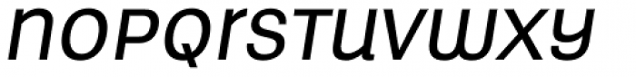 Suisside Italic Font LOWERCASE