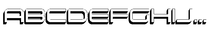 Suissnord Deux 3 D Extrude Font UPPERCASE
