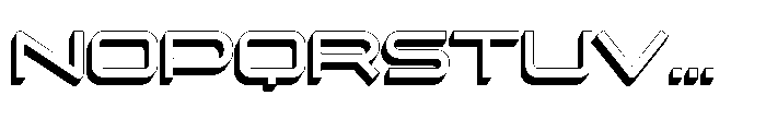 Suissnord Deux 3 D Extrude Font UPPERCASE