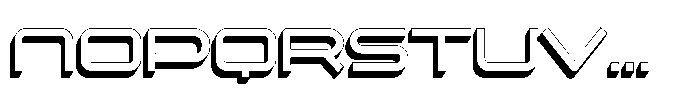 Suissnord Deux 3 D Extrude Font LOWERCASE