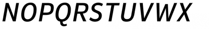Suit Sans Pro Semi Bold Italic Font UPPERCASE