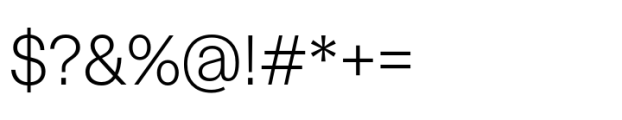 Suiza ExtraLight Font OTHER CHARS