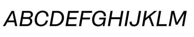Suiza Regular Italic Font UPPERCASE