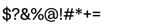 Suiza Regular Font OTHER CHARS