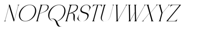 Sukari Italic Font UPPERCASE