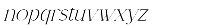 Sukari Italic Font LOWERCASE
