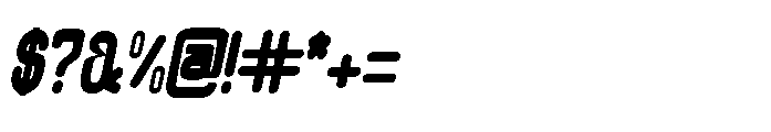 Sukuna Italic Regular Font OTHER CHARS