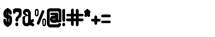 Sukuna Regular Font OTHER CHARS