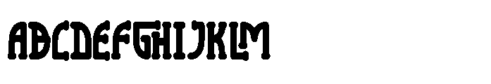 Sukuna Regular Font UPPERCASE