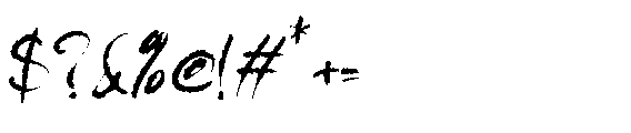 Sulkatta Rather Font OTHER CHARS
