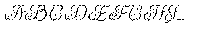 Sullyan Italic Font UPPERCASE