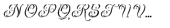 Sullyan Italic Font UPPERCASE