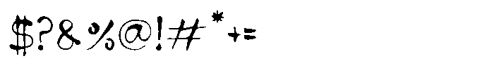 Sume Font OTHER CHARS