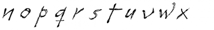 Sumergible Script Font LOWERCASE