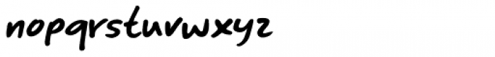 Sumida Script Italic Font LOWERCASE