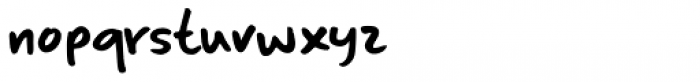 Sumida Script Regular Font LOWERCASE