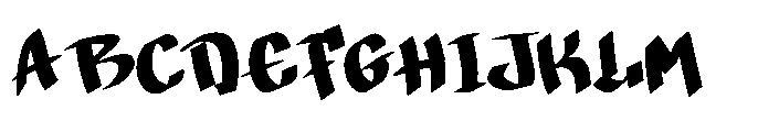 Summer Brown Font UPPERCASE