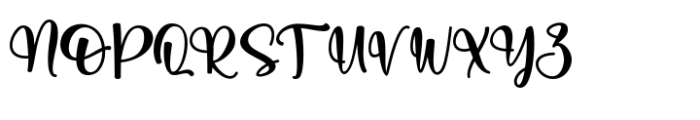 Summer Flower Regular Font UPPERCASE