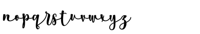 Summer Flower Regular Font LOWERCASE
