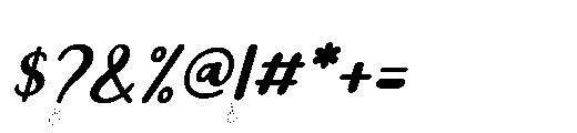 Summer Pineapple Italic Font OTHER CHARS