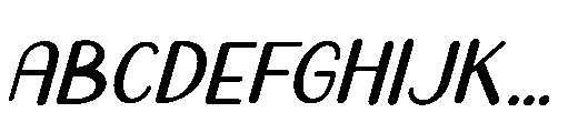 Summer Pineapple Italic Font UPPERCASE