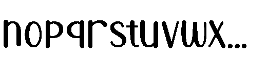 Summer Pineapple Regular Font LOWERCASE