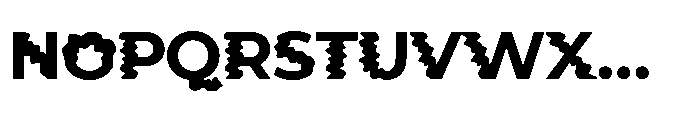 Summer Rhythm Font UPPERCASE