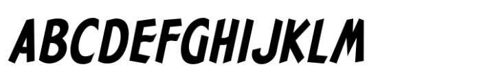 Summer Safari JNL Oblique Font LOWERCASE