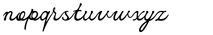 Summer Wave Font LOWERCASE