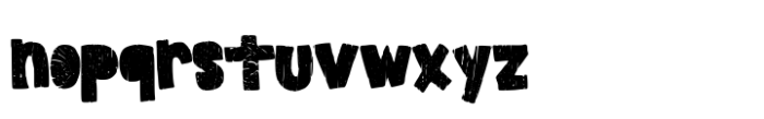 Summer Wood Font LOWERCASE