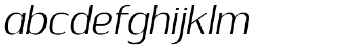 Sumptuous Thin Italic Font LOWERCASE