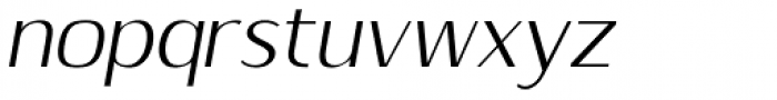 Sumptuous Thin Italic Font LOWERCASE