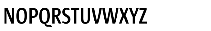 Sun Condensed SemiBold Font UPPERCASE