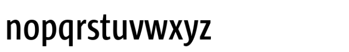 Sun Condensed SemiBold Font LOWERCASE