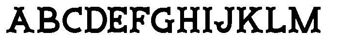 Sunbaked Font UPPERCASE