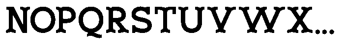Sunbaked Font LOWERCASE