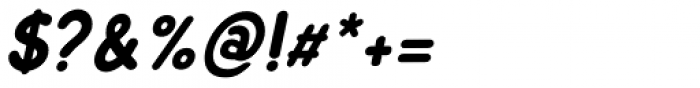 Sunbird Black Italic Font OTHER CHARS