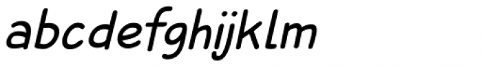 Sunbird Italic Font LOWERCASE