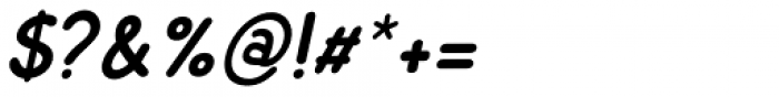 Sunbird Medium Italic Font OTHER CHARS