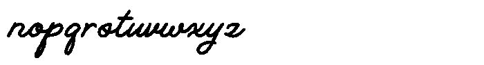 Sunbloom Font LOWERCASE