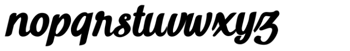 Sunchilla Bold Italic Font LOWERCASE