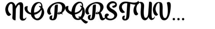 Sunchilla Regular Font UPPERCASE