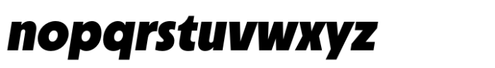 Suncoast HUM Black Italic Font LOWERCASE