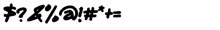 Suncrave Font OTHER CHARS