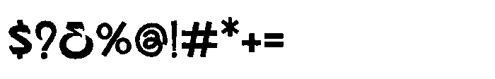 Sundance Cowboy Rough Rough Font OTHER CHARS