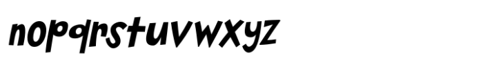 Sunday Boy Italic Font LOWERCASE