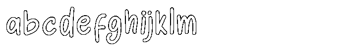 Sunday Chalks Family Outline FONT