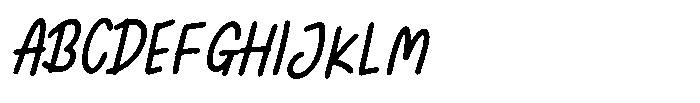 Sunday Chalks Family Slant Font UPPERCASE