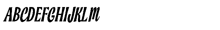 Sunday Chatt Italic Font UPPERCASE