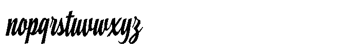 Sunday Chatt Italic Font LOWERCASE